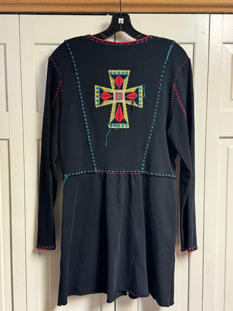 CF34-7 COTTON JKT W/CROSS-XS BLACK