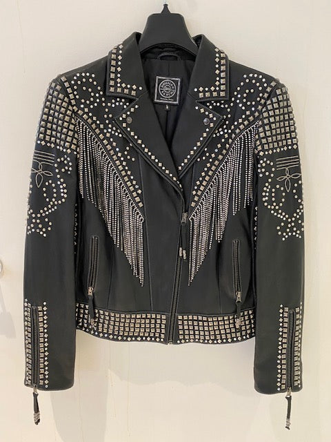 CF79-5 RHINESTONE COWBOY JKT-LRG
