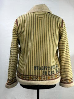 CF99-6 TAN TICKING JACKET M