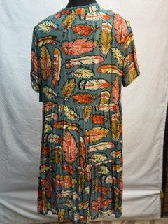 CF41-32 FEATHER DRESS M