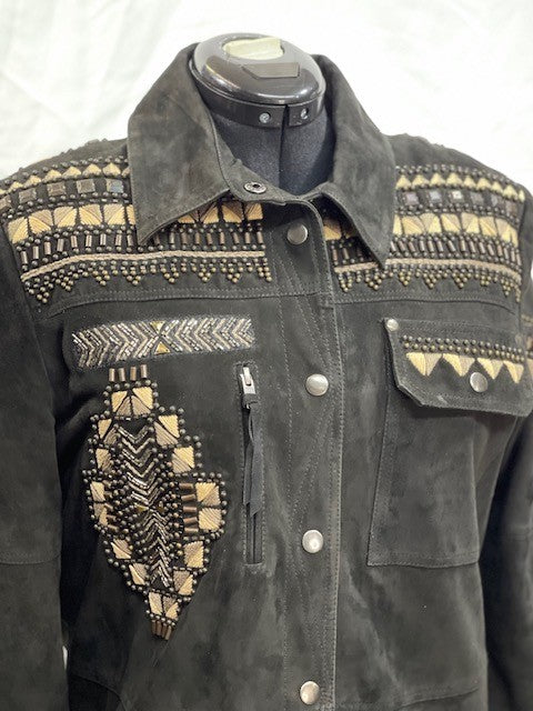 CF29-8 SUEDE SNAP JACKET L