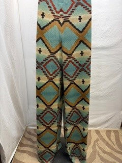 CF103-24 GREEN AZTEC PANTS 2X