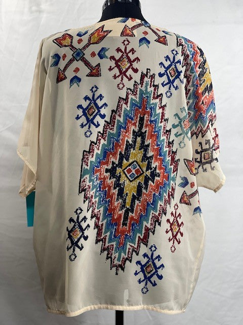 CF26-19 SHEAR CREAM TUNIC L