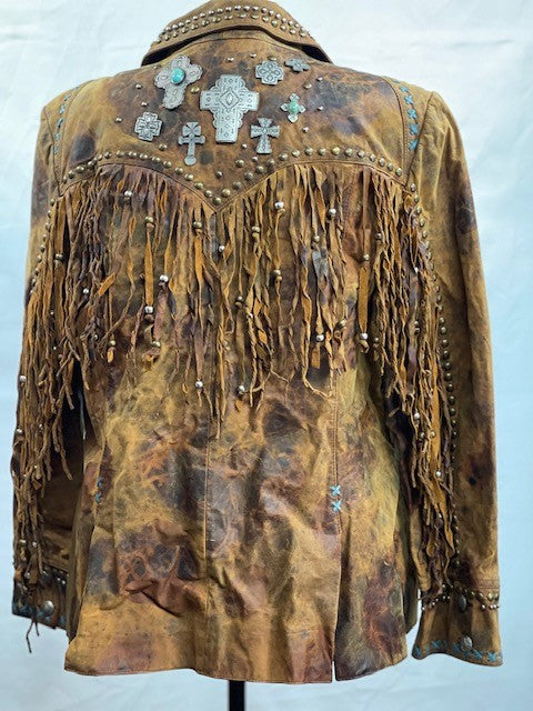 CF65-9 DISTRESSED JACKET 2X