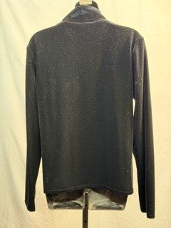 CF14-105 VLEVET MOCK NECK TOP L