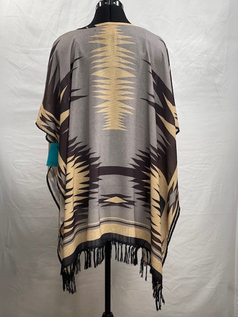 CF51-13 GREY PONCHO S/M