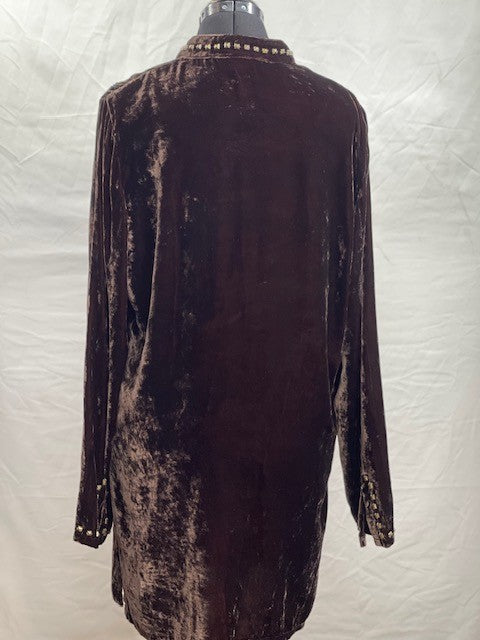 CF51-9 VELVET TUNIC XL