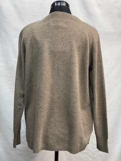 CF52-93 OATMEAL CASHMERE SWEATER M