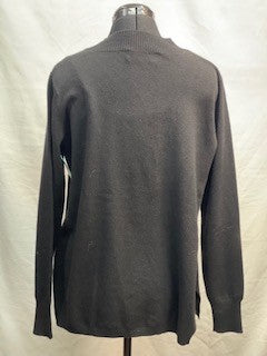 CF52-94 BLACK CASHMERE SWEATER M