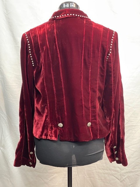 CF52-83 RED VELVET JACKET M