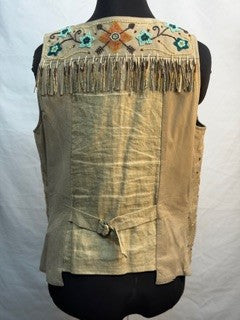 CF52-213 LEATHER ELK VEST M
