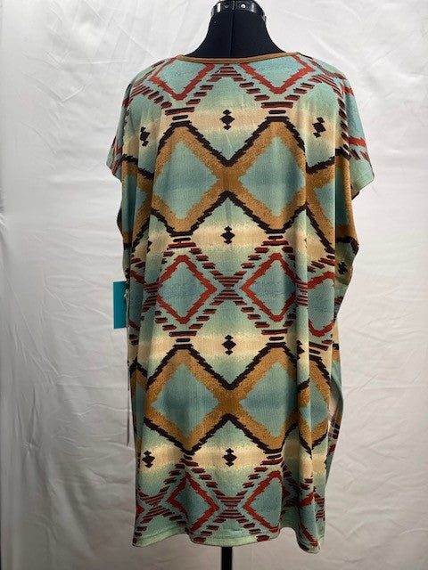 CF55-49 KNIT PONCHO S/M