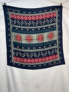CF41-17 NAVY/GREEN SCARF