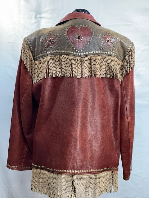 CF14-39 RANCH JACKET WITH HEARTS XL