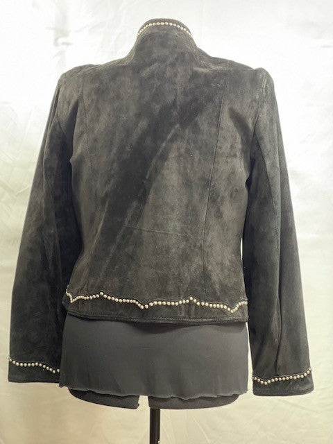 CF14-42 BLK SUEDE JACKET L