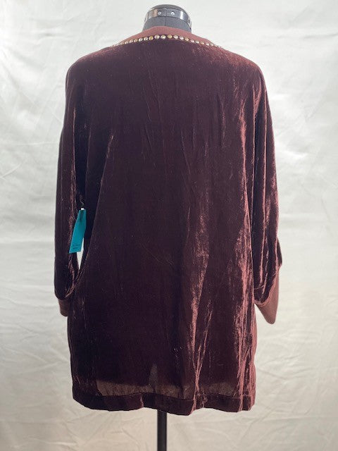 CF64-12 BURG VELVET TOP XL