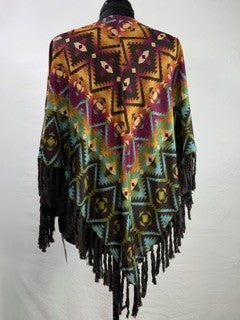 CF33-150 SUNSET PONCHO S/M