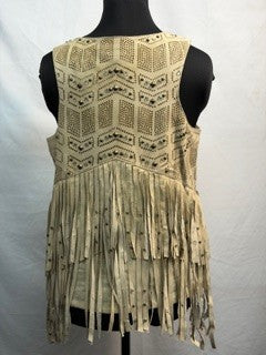 CF42-191 SUEDE FRINGE TANK S