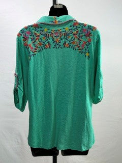 CF69-15 TURQ ANIMAL HENLEY M