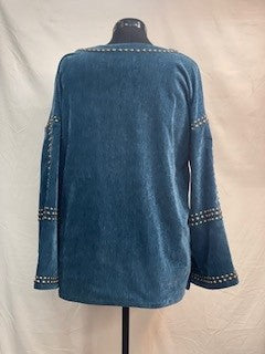 CF25-7 VELVET LIKE TUNIC XL