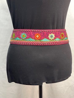 CF52-127 PINK BELT WITH MIRRORS