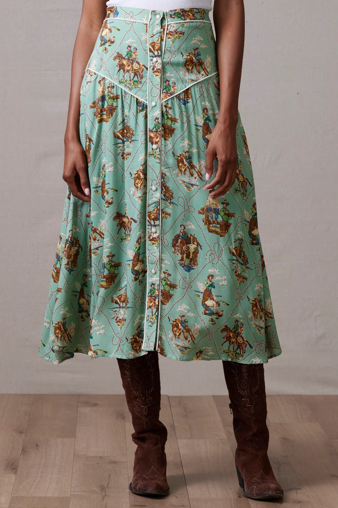 ROMANCE & RUSTLERS SKIRT S1815