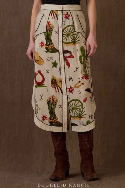 ATOMIC RANCH A-LINE SKIRT S1830