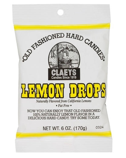 Claeys Old Fashioned Hard Candies -Lemon - 12 Ct.
