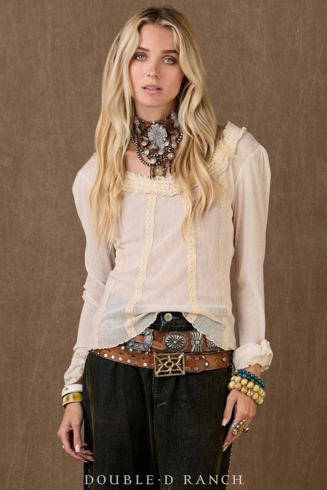 MARIE LACE TOP T4269