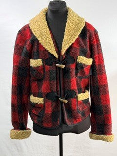 CF17-38 TASHA POLIZZI BLK/RED JACKET M