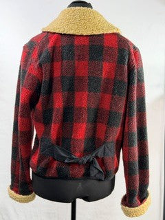 CF17-38 TASHA POLIZZI BLK/RED JACKET M