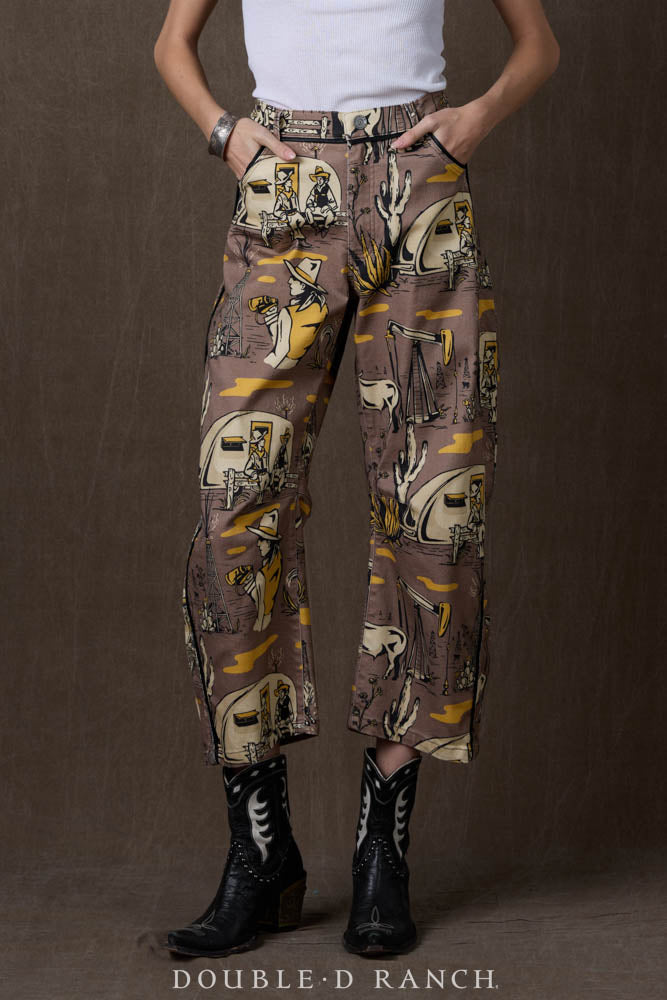 oil camp barrel pant p682