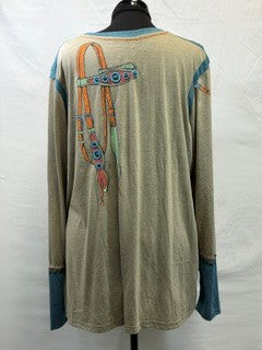 CF105-11 PULLING LEATHER TOP 2X