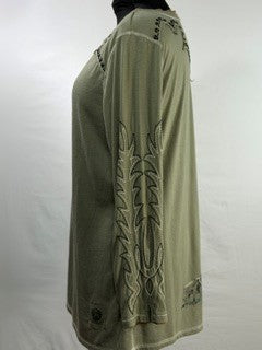 CF22-14 BOOT STITCH TOP 2X