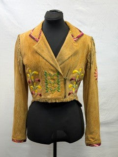 CF82-14 TAN SUEDE BOLERO XS