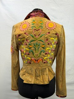 CF82-14 TAN SUEDE BOLERO XS