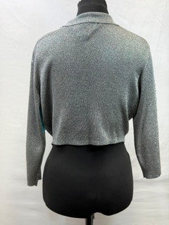 CF104-13 SILVER KNIT BOLERO M