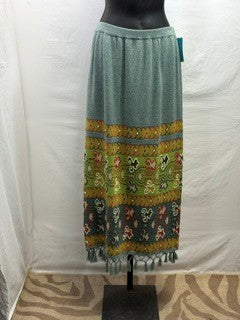 CF104-5 SEAFOAM KNIT SKIRT S