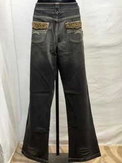 CF14-132 BLK JEANS W/STUDDED SIDE 16