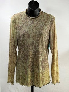 CF6-24 SHEAR SNAKESKIN TOP S