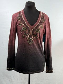 CF17-34 WINE DIP DYE TOP M