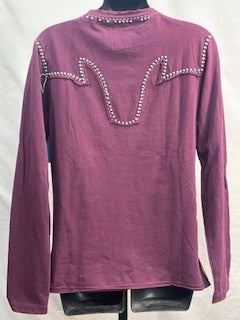 CF52-159 PURPLE CROSS TOP S