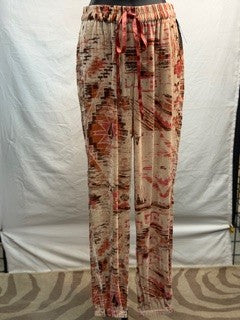 CF42-206 VELVET PRINT JOGGER S