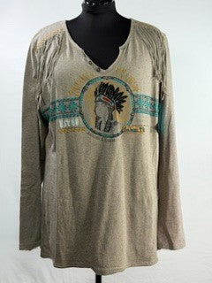 CF22-19 V NECK PRINCESS TOP 2X