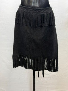 CF33-181 BLACK FRINGE SKIRT 12
