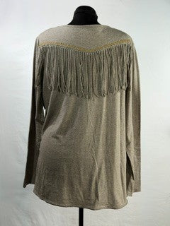 CF22-19 V NECK PRINCESS TOP 2X