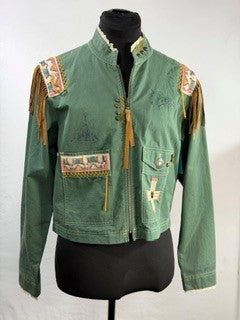 CF6-37 GRN COTTON JACKET XS