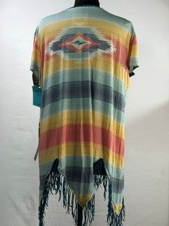 CF86-56 SERAPE HANKER HEM TOP XL
