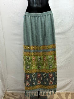 CF104-5 SEAFOAM KNIT SKIRT S
