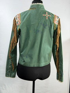 CF6-37 GRN COTTON JACKET XS